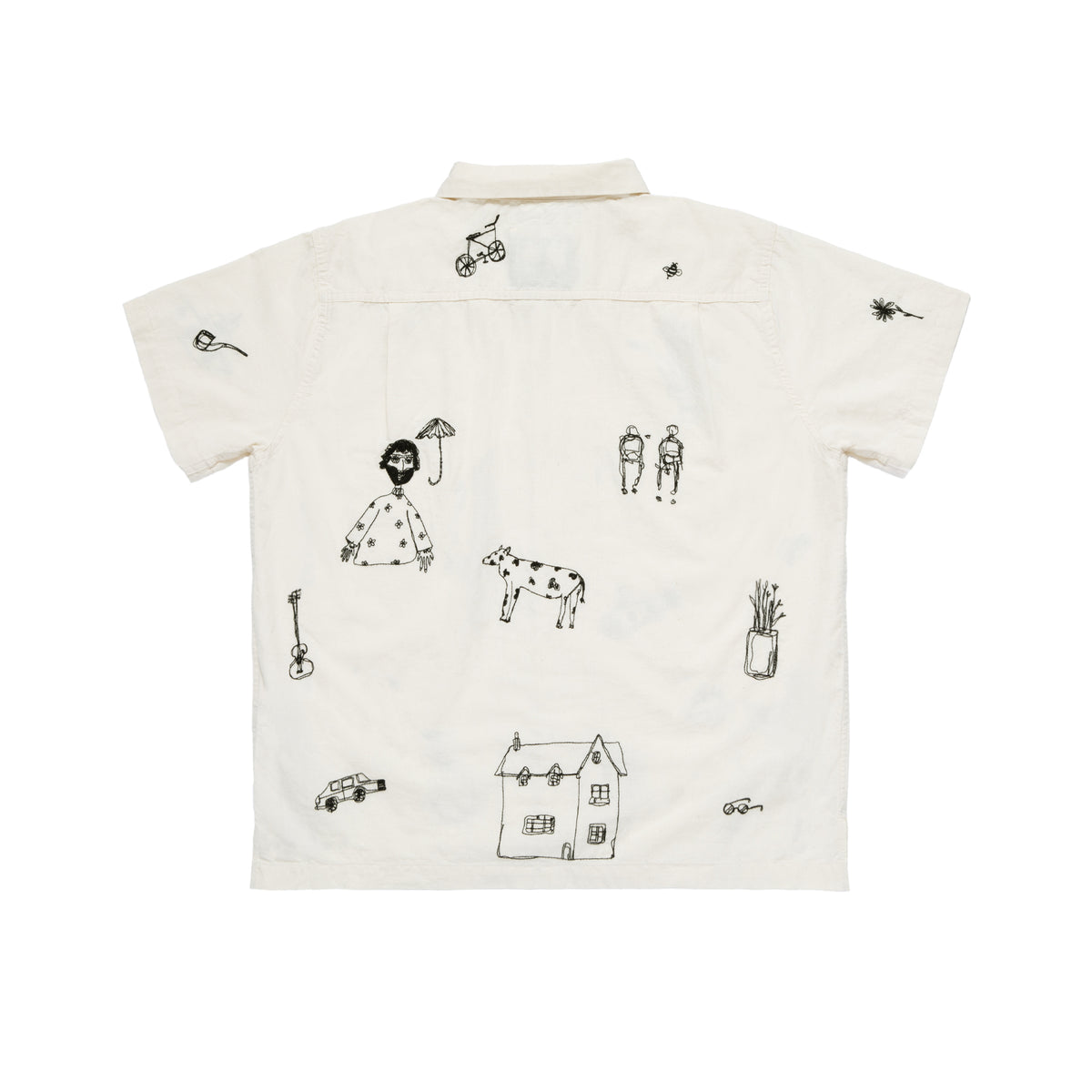Embroidered Camp Shirt – Samuel Zelig