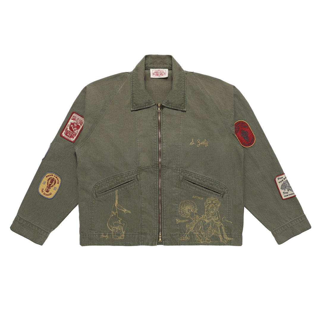 CRAZE ARMYジャケット Cirque Zip Jacket - Army Green – Samuel Zelig