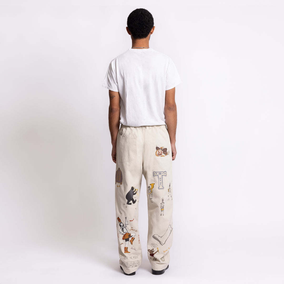 新品　samuel zelig  gallery pant  N. Samuel Zelig Gallery Pants - Natural | Garmentory