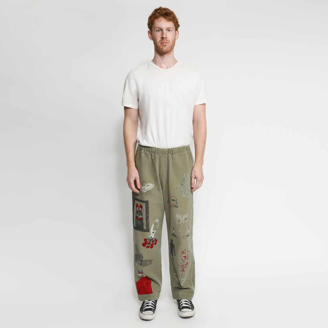 シミアンリング　Straight pants CREAM 新品未使用未開封　XL シミアンリング Straight pants CREAM 新品未使用未開封 XL 【公式通販】