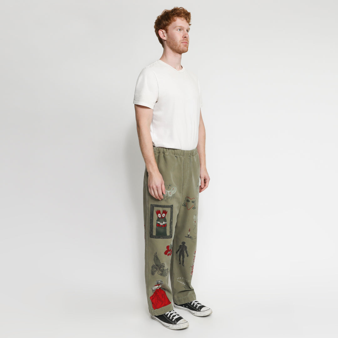 New Rituals Pant - Army Green – Samuel Zelig