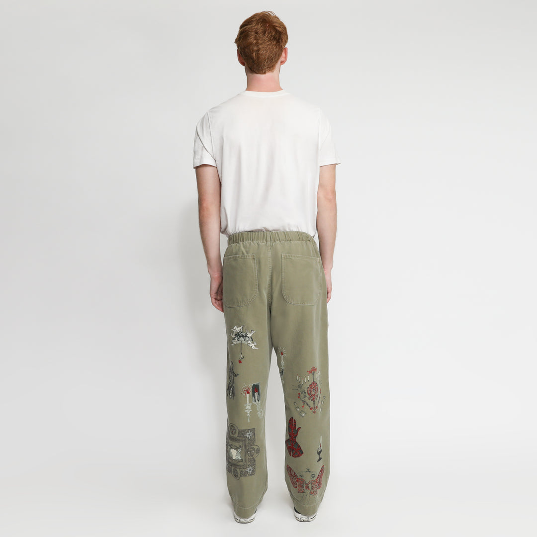 New Rituals Pant - Army Green – Samuel Zelig