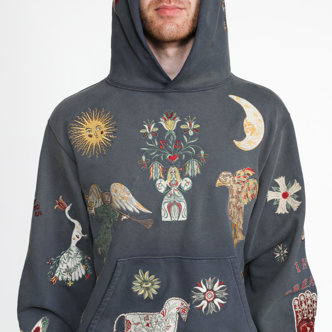 Folk Hoodie - Navy – Samuel Zelig