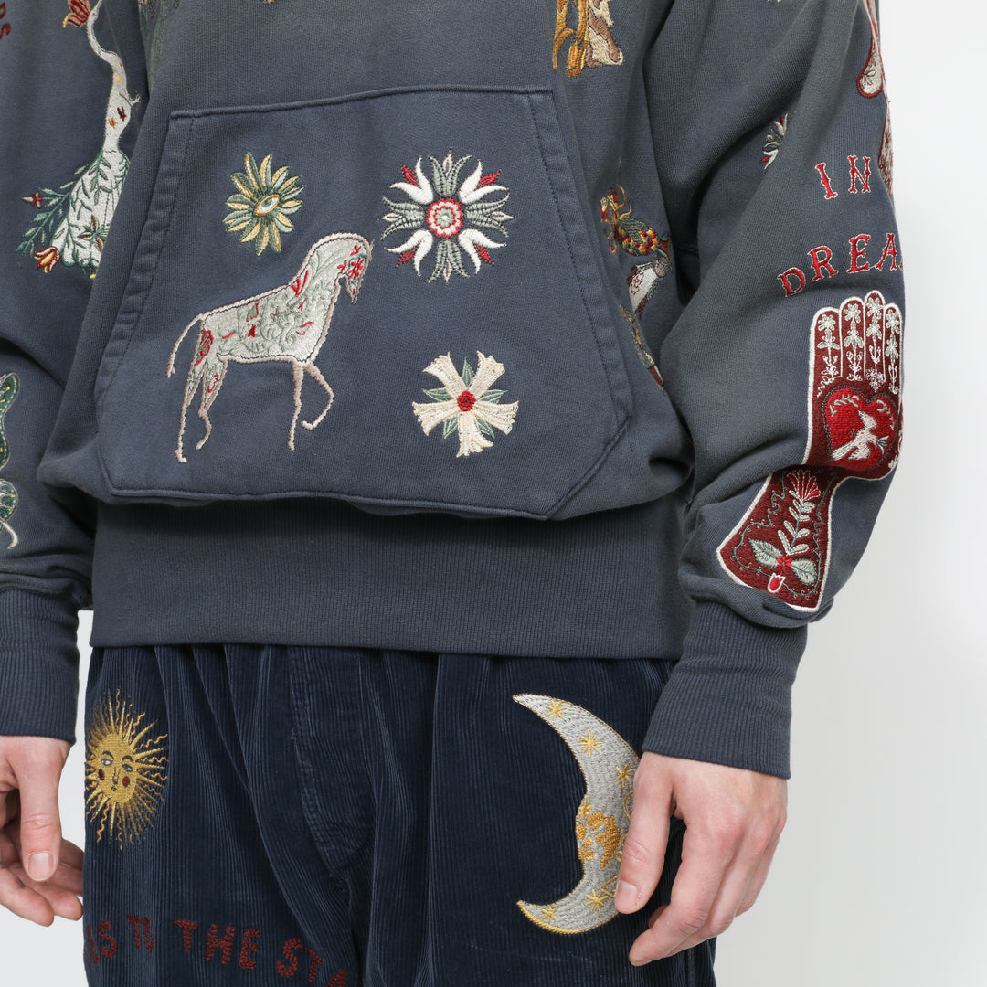 Folk Hoodie - Navy – Samuel Zelig