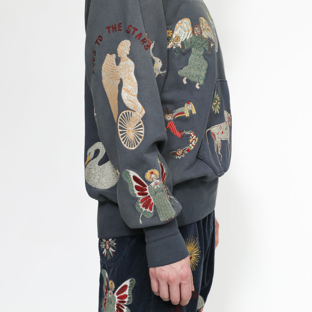 Folk Hoodie - Navy – Samuel Zelig