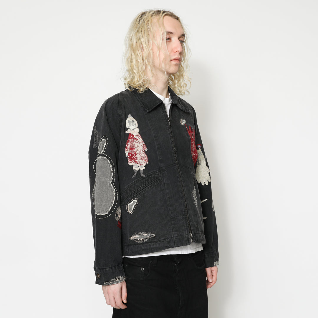 Antique Zip Jacket - Vintage Black – Samuel Zelig