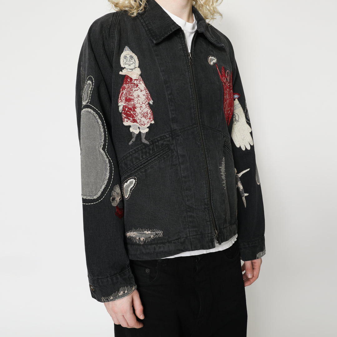 Antique Zip Jacket - Vintage Black – Samuel Zelig