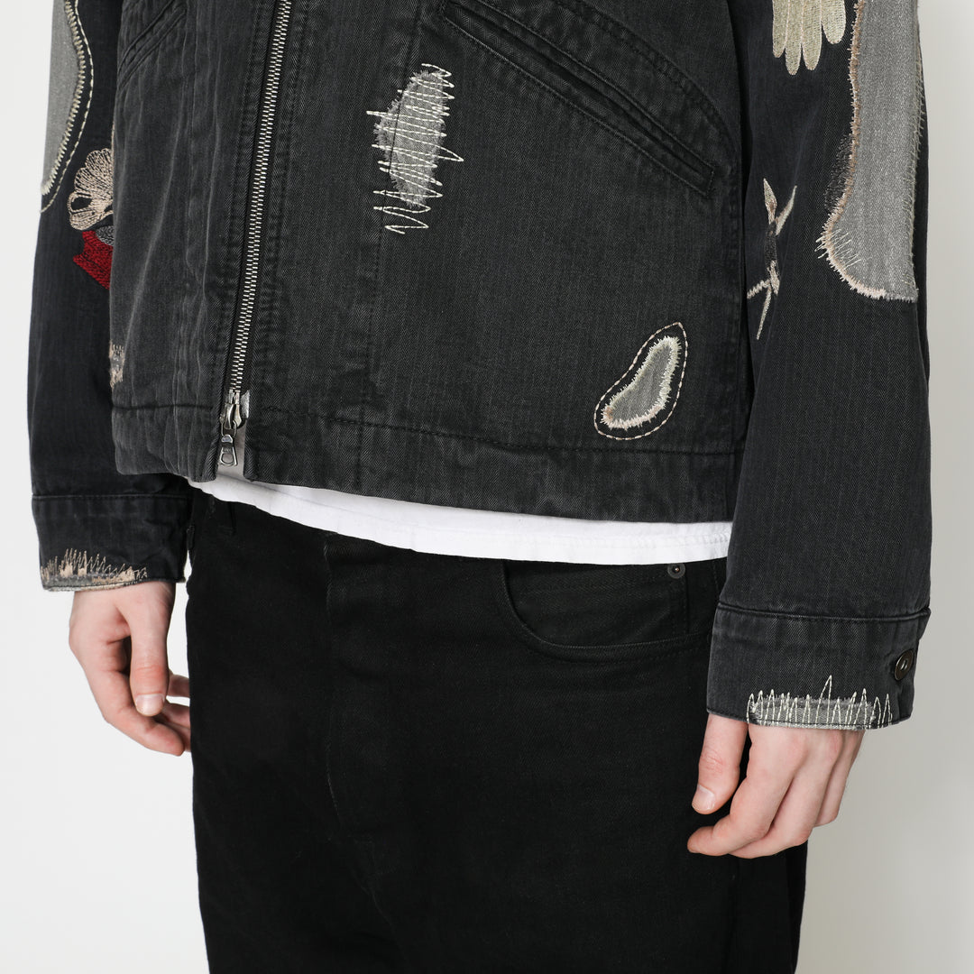 Antique Zip Jacket - Vintage Black – Samuel Zelig