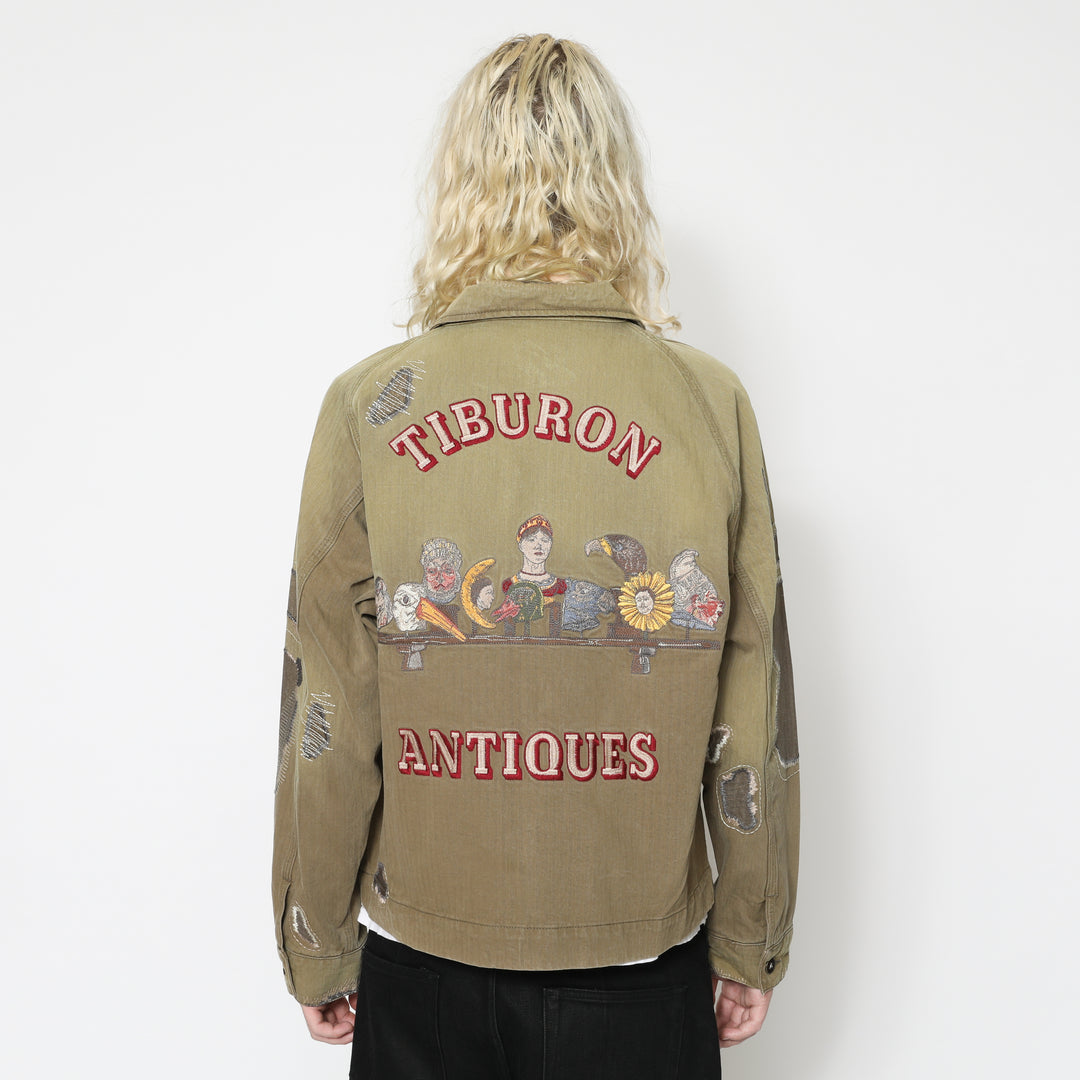 stylingジャケット（CGRY）size:0 8seconds Denim Zipup Short Jacket Ash | Denim for Men | KOODING