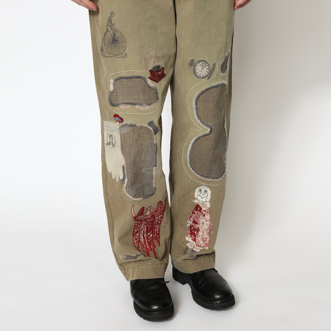 Antique Pant - Olive Brown – Samuel Zelig