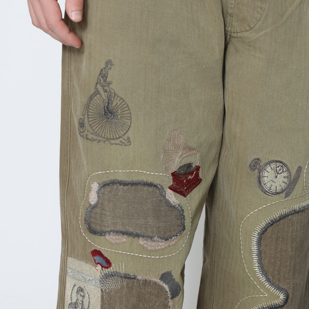 Antique Pant - Olive Brown – Samuel Zelig