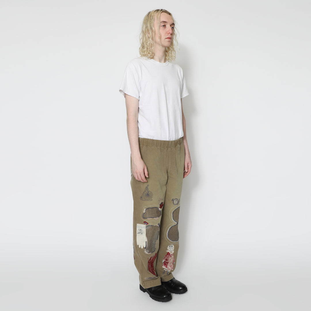 Antique Pant - Olive Brown – Samuel Zelig