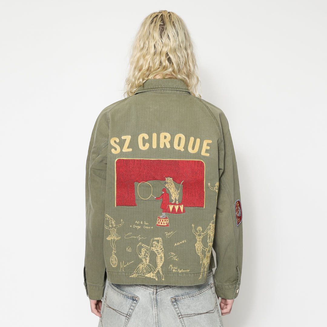 Cirque Zip Jacket - Army Green – Samuel Zelig
