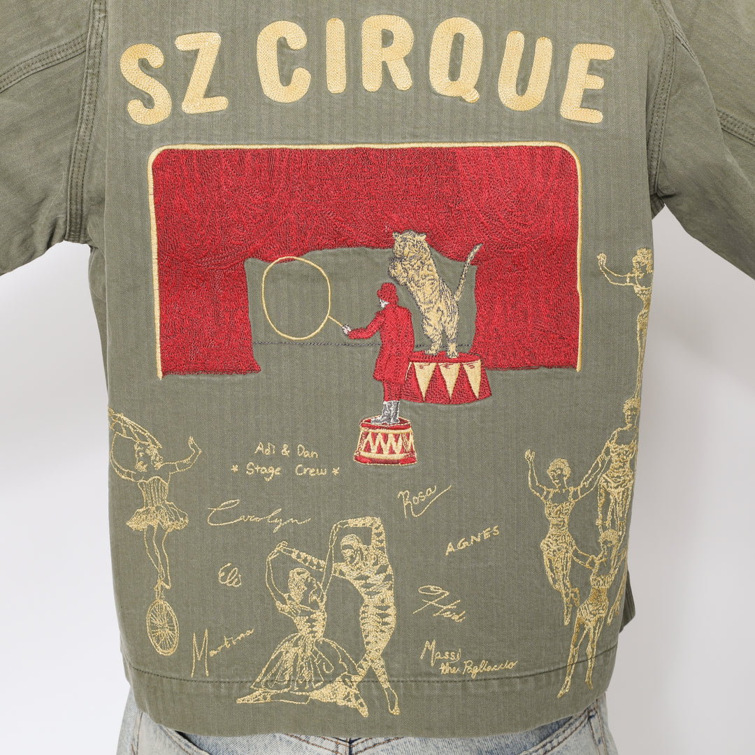 Cirque Zip Jacket - Army Green – Samuel Zelig