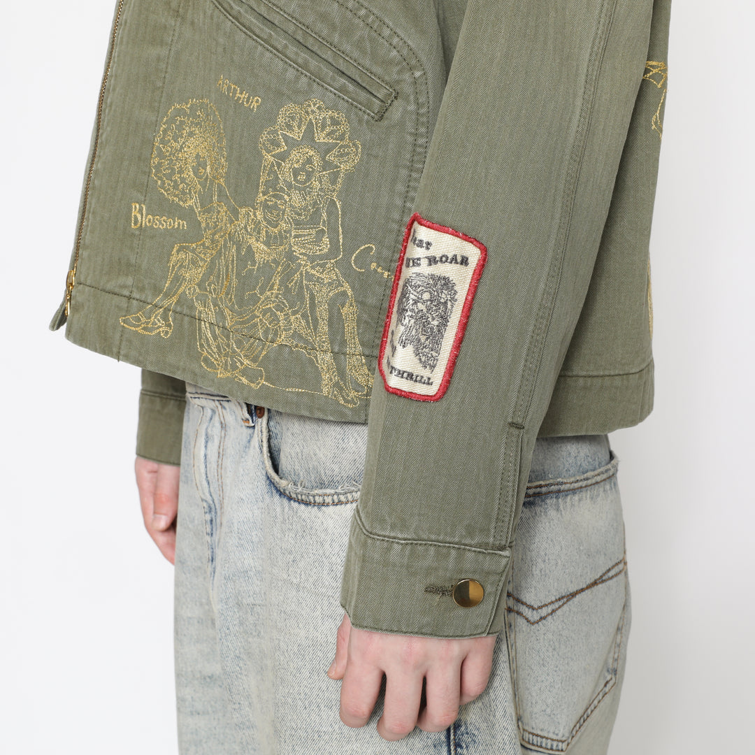 Cirque Zip Jacket - Army Green – Samuel Zelig