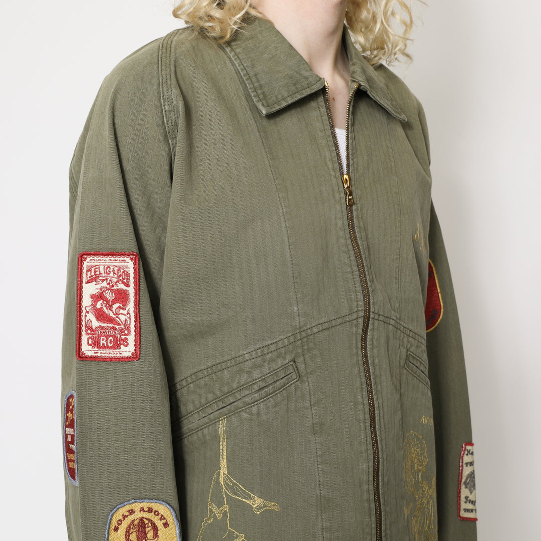 Cirque Zip Jacket - Army Green – Samuel Zelig