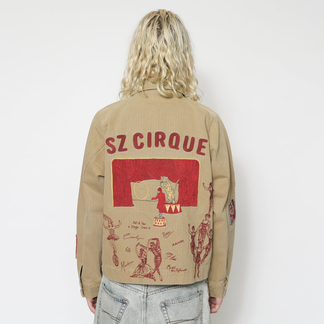 CRAZE ARMYジャケット Cirque Zip Jacket - Khaki – Samuel Zelig