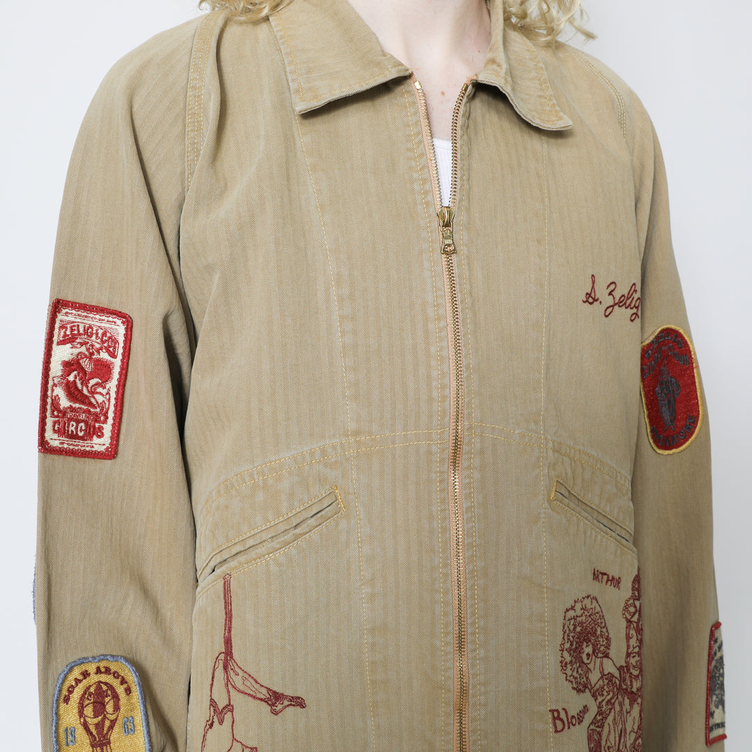 HERENCIA zigzag short sleeve jacket ZIGZAGCOUCHINGSSSHIRT_05_grand