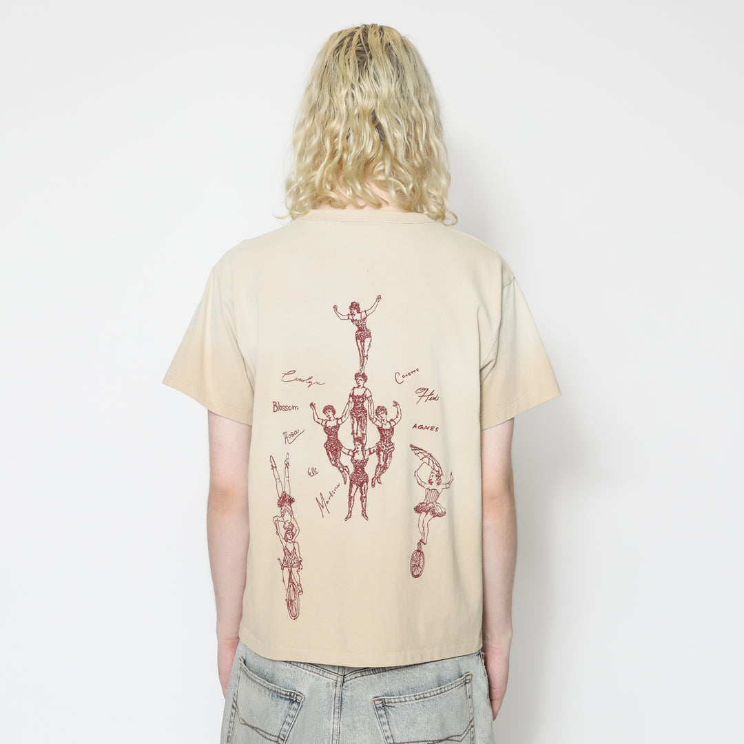 SAMUEL ZELIG / CIRCUS TEE サミュエルゼリグ Cirque Tee - Khaki – Samuel Zelig