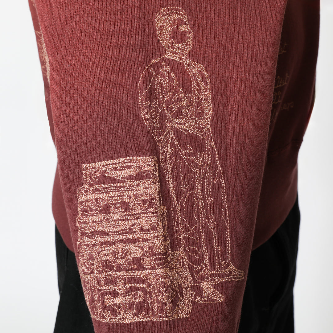 Hotel Crewneck - Burgundy – Samuel Zelig