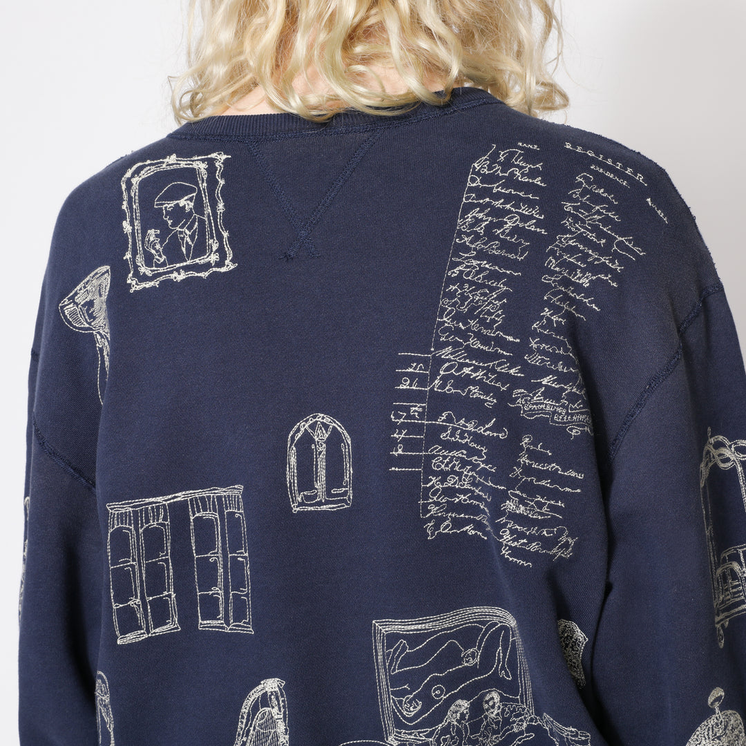 Hotel Crewneck - Navy – Samuel Zelig