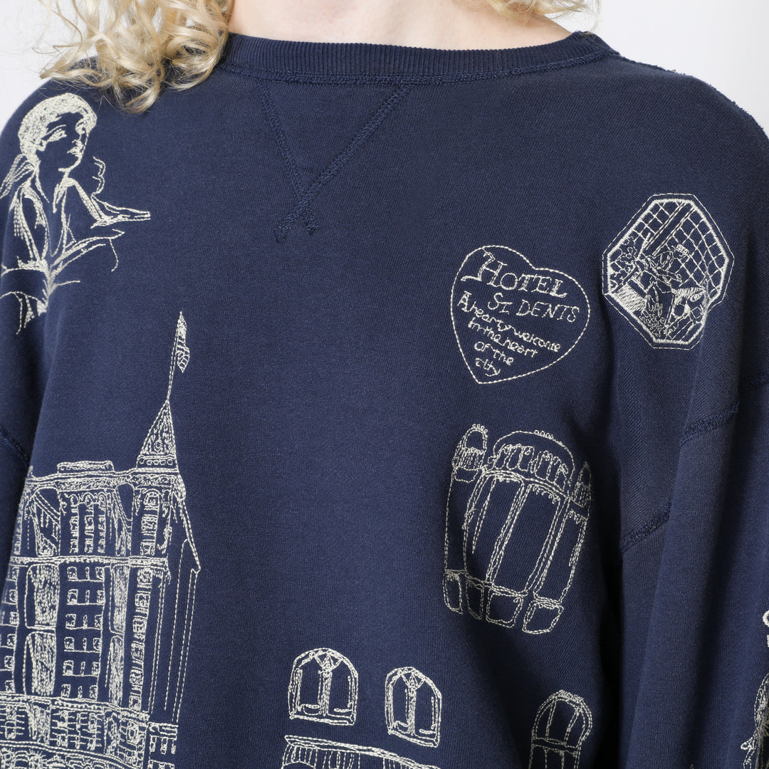 Hotel Crewneck - Navy – Samuel Zelig