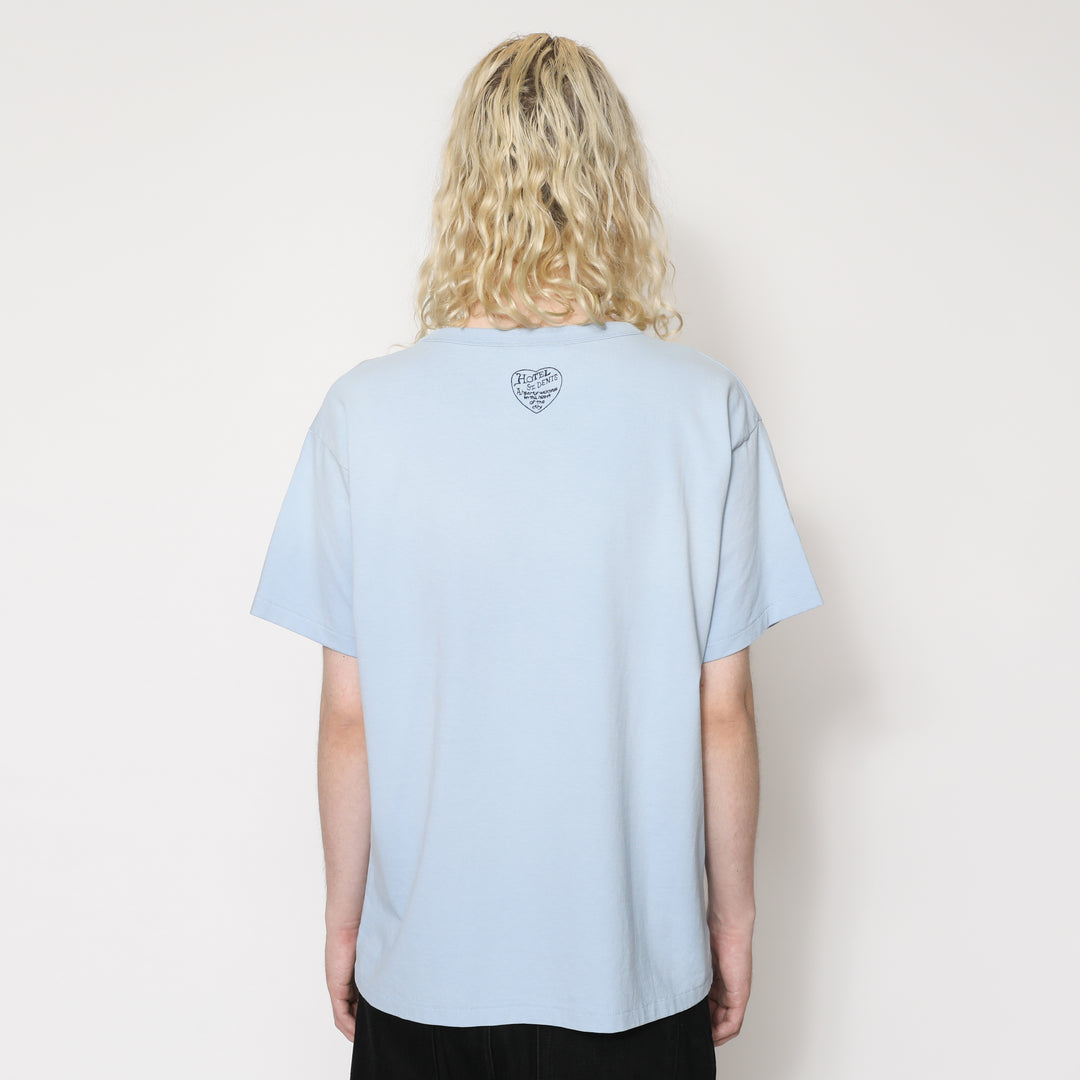 Hotel Tee - Light Blue – Samuel Zelig